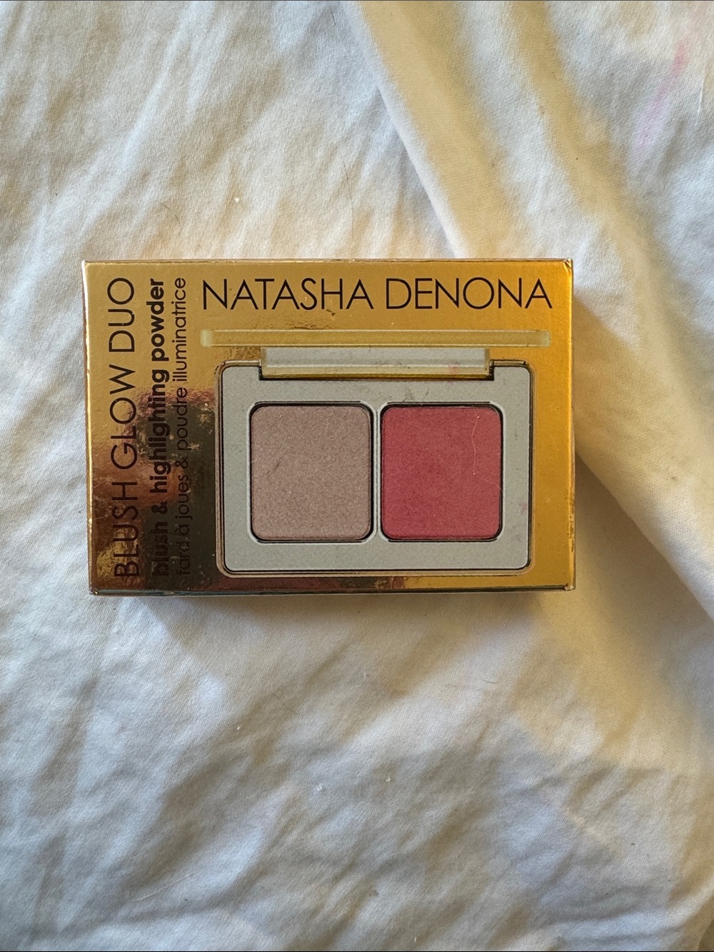 Natasha Denona Blush Glow Duo - Rose Blush & Champagne Highlight